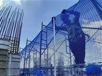 Lưới chống vật rơi công trình, lưới chống rơi đảm bảo an toàn lao động