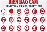 Đặc điểm chung thấy rõ của các loại biển báo giao thông hiện nay