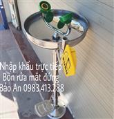 Bồn rửa mắt khẩn cấp chân đạp inox dày