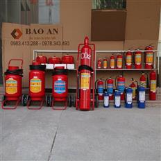 Bình chữa cháy khí CO2 24kg xe đẩy
