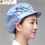 Mũ vải công nhân pha lưới