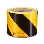 Cuộn dán phản quang vàng đen 10cm