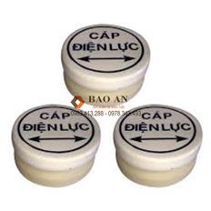 Mốc sứ báo cáp ngầm điện lực