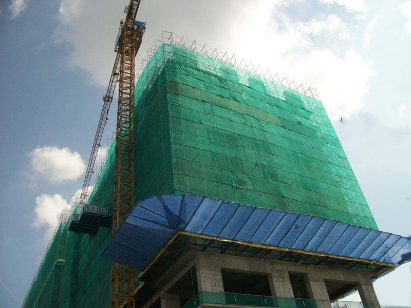 Lưới chống vật rơi công trình