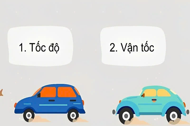 Công thức tính vận tốc