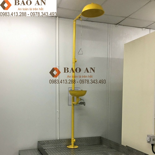 Bồn rửa mắt kết hợp tắm khẩn cấp ABS