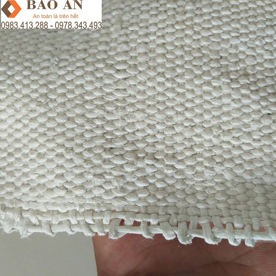 vải chống cháy amiang
